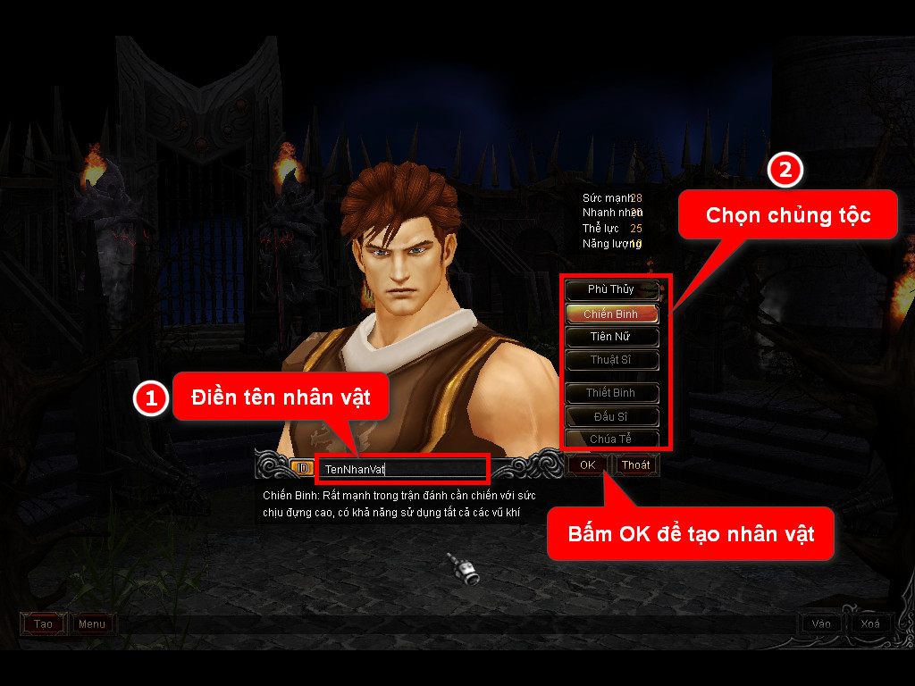 Chức năng chính của Game MU Định Mệnh